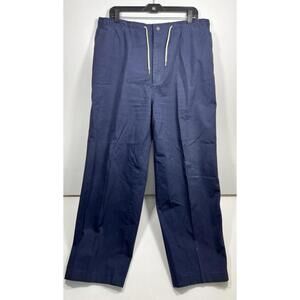 VTG Ralph Lauren Polo Sport Pants Men’s XL Blue Wideleg Drawstring Elastic Waist
